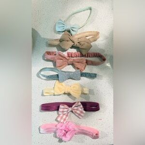 Set of 7 Bow Headbands